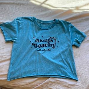 Always beachy crop top